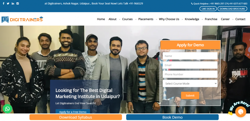 DigiTrainers - Digital Marketing Course in Udaipur