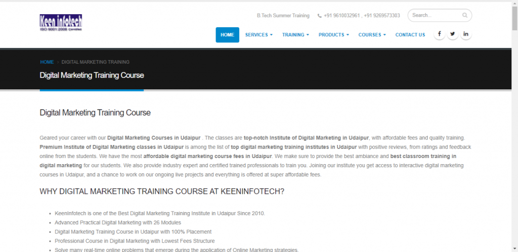 Keen Infotech Udaipur