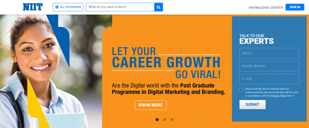 NIIT - Digital Marketing - Data Analytics - Calicut