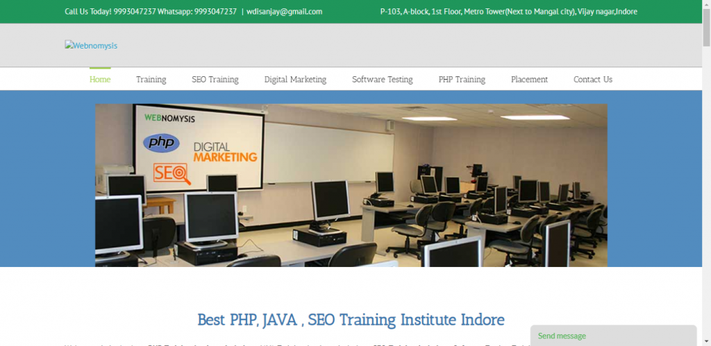 Webnomysis​ - Digital Marketing Course in Indore, M.P. in 2021