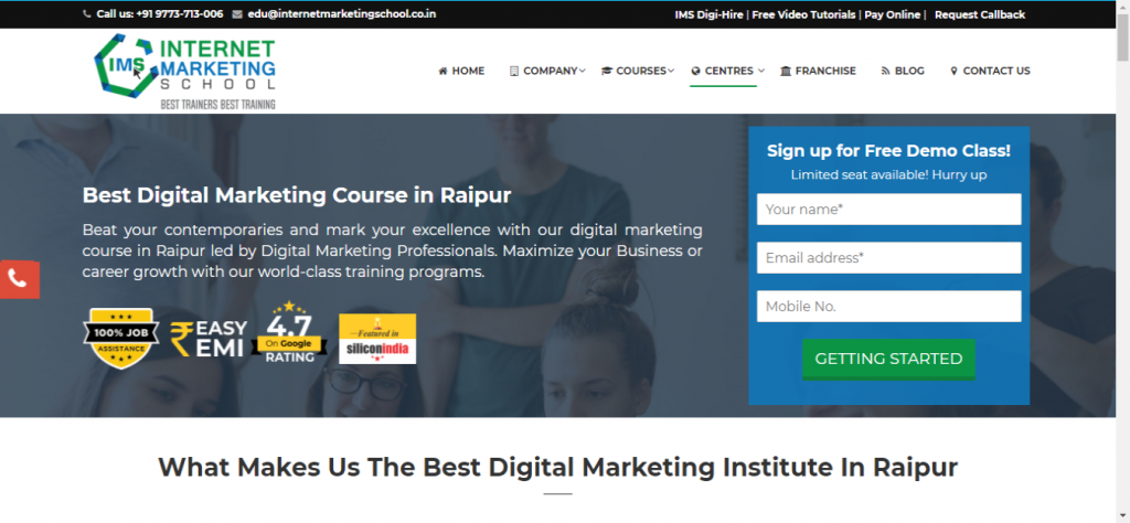 Internet Marketing School - Digital Marketing Course in Raipur, Chattisgarh