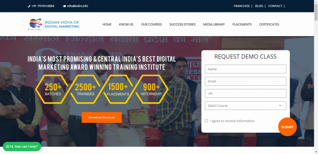 Indian Vidyalaya of Digital Marketing​ - Digital Marketing Course in Indore, M.P.