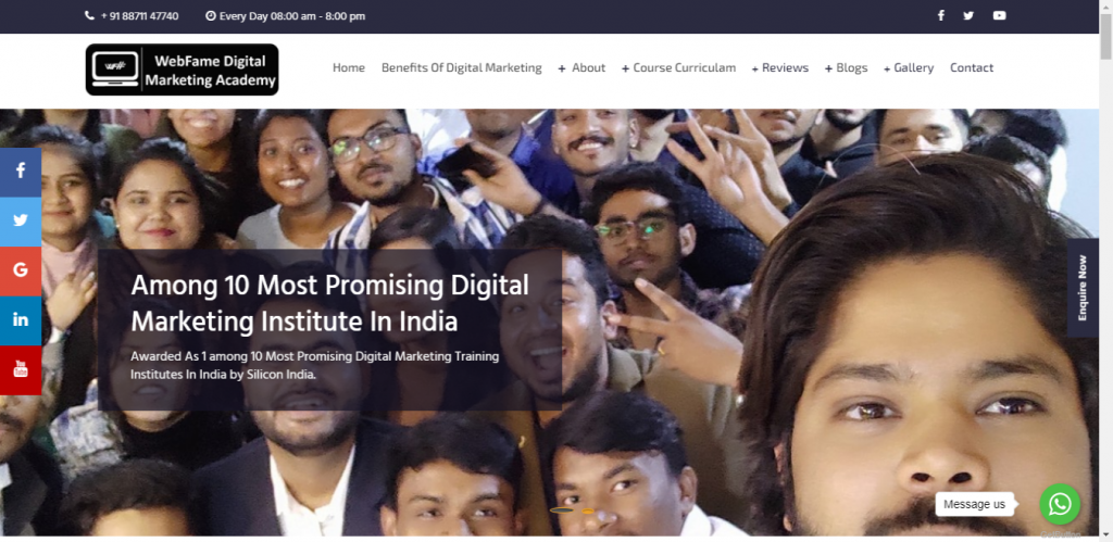 Webfame Digital Marketing Academy​ - Chattisgarh
