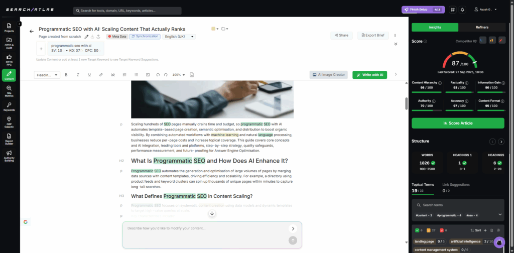 Article written by Content Genius of Search Atlas