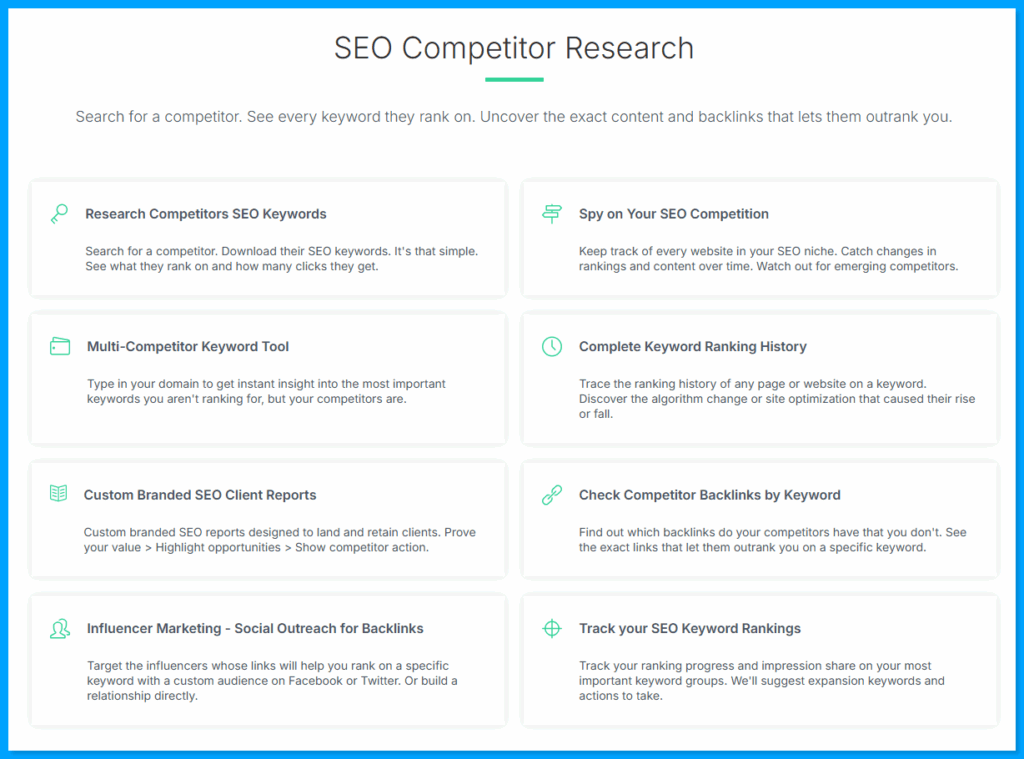 SEO Research Tool by Spyfu